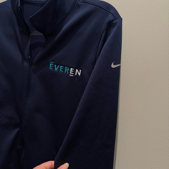 Everen Insurance Nike Navy Blue Full-Zip Jacket Size M - Picture 2 of 8